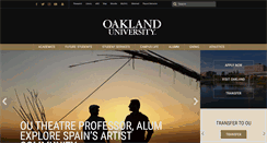 Desktop Screenshot of oakland.edu
