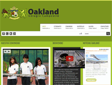 Tablet Screenshot of oakland.edu.co